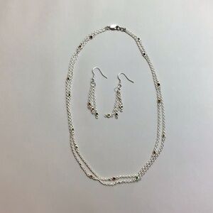 Elegant Tourmaline and Sterling Necklace Set